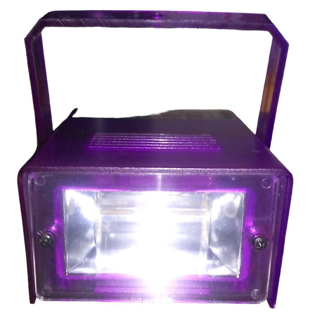Mini DJ Purple Strobe Light Flashing Disco Party Stage Effect Lighting LED